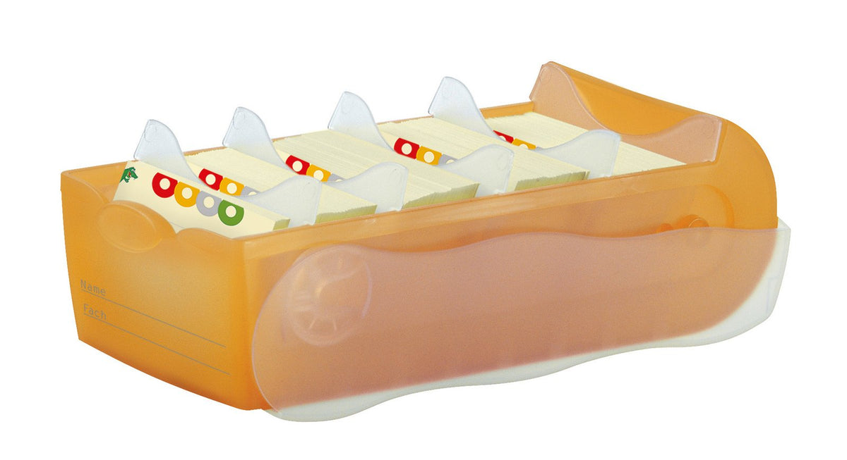 Han Croco Karteikasten A7 900 Karteikarten Naranja