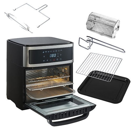 EAN 5903887803168 - Adler AD 6309 freidora Sencillo 13 L Independiente 2500 W Freidora de aire caliente Negro, Plata imagen 8