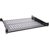 Inline® 19" Shelf, 350mm, 50kg, 1u, Ral 9005 Negro