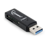 EAN 8716309087704 - Gembird UHB-CR3-01 lector de tarjeta USB Negro imagen 1