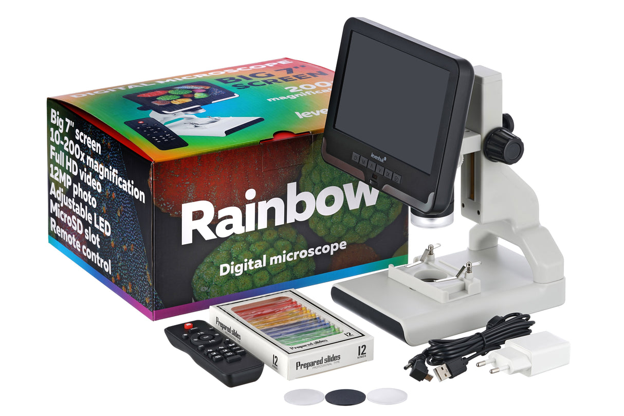 Levenhuk Rainbow Dm700 Lcd 200x Microscopio Digital