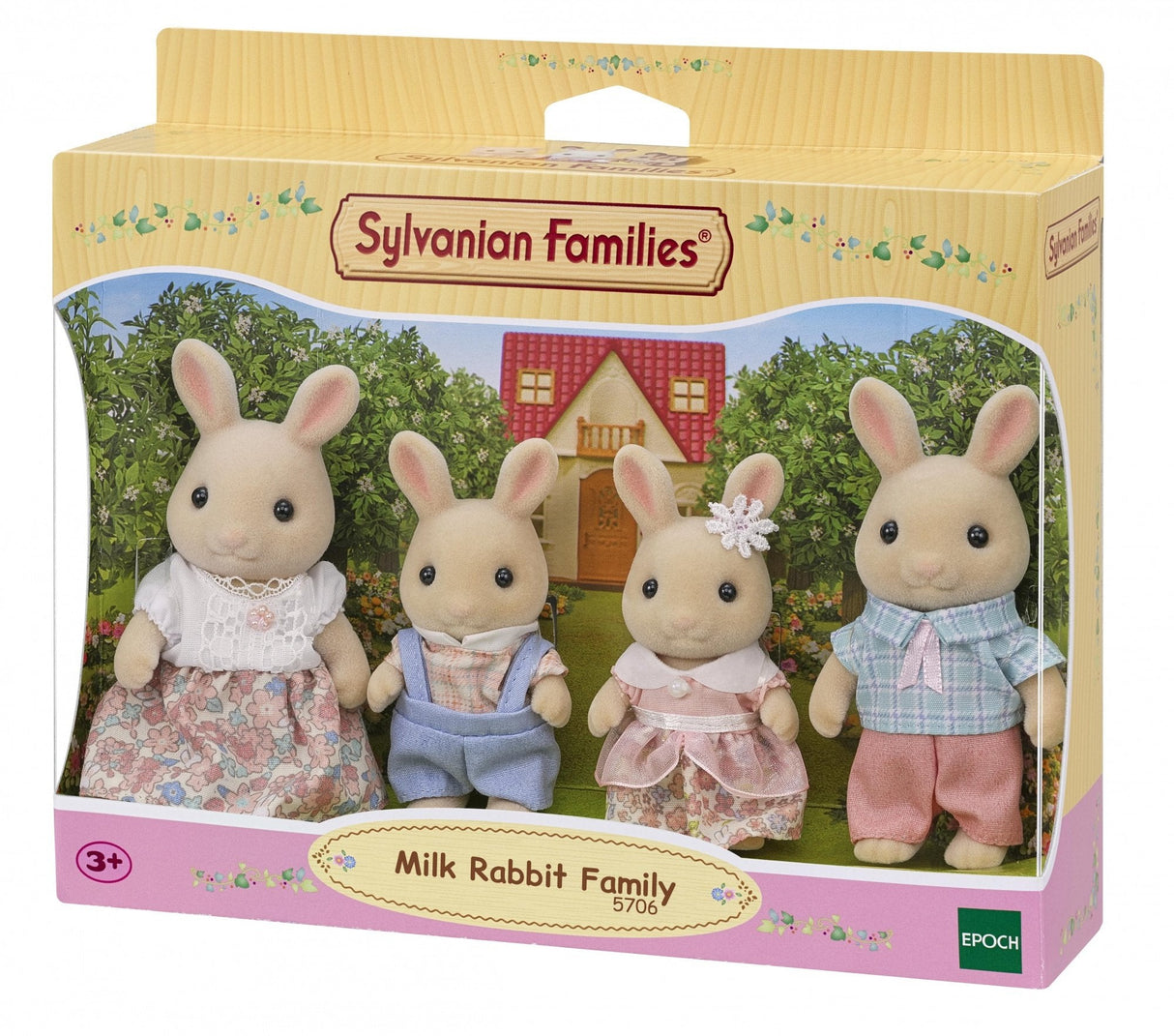 Epoch Sylvanian Families - Milchhasen Familie 5706
