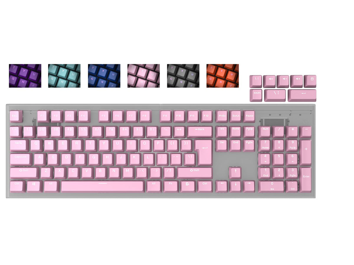 Genesis Lead 300 Rózowe Double Shot Keycaps