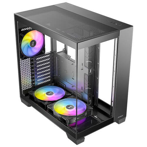 Caja Pc Antec C8 Argb E-Atx Negro 2xvent 160 Mm 1x140mm 2xusb Sn Fuente