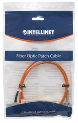 Intellinet 5.0m Lc-Sc M/M Cable De Fibra Optica 5 M Om2 Naranja