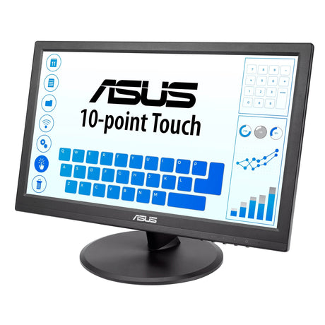 EAN 4711081368403 - ASUS VT168HR pantalla para PC 39,6 cm (15.6") 1366 x 768 Pixeles WXGA LED Pantalla táctil Negro imagen 2