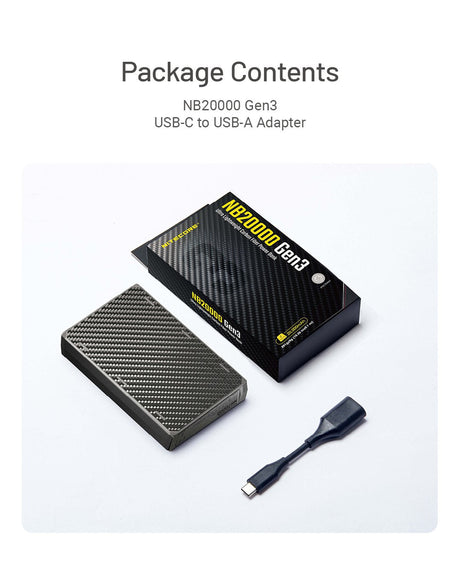 EAN 6952506496839 - Nitecore NB20000GEN3 batería externa Ión de litio 20000 mAh Negro imagen 10