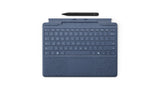 Microsoft Surface Pro Keyboard Con Pluma Delgada, Azul Del Teclado, Desapero, Para Surface Pro (11ª Edición)/10 Para Negocios/9/8 8x6-00195