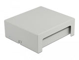Delock Keystone Patchpanel 6 Port Grau