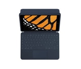 Funda Ipad  Teclado Francés Logitech Rugged Combo 3 Touch Edu Azul Smart Connector Azerty