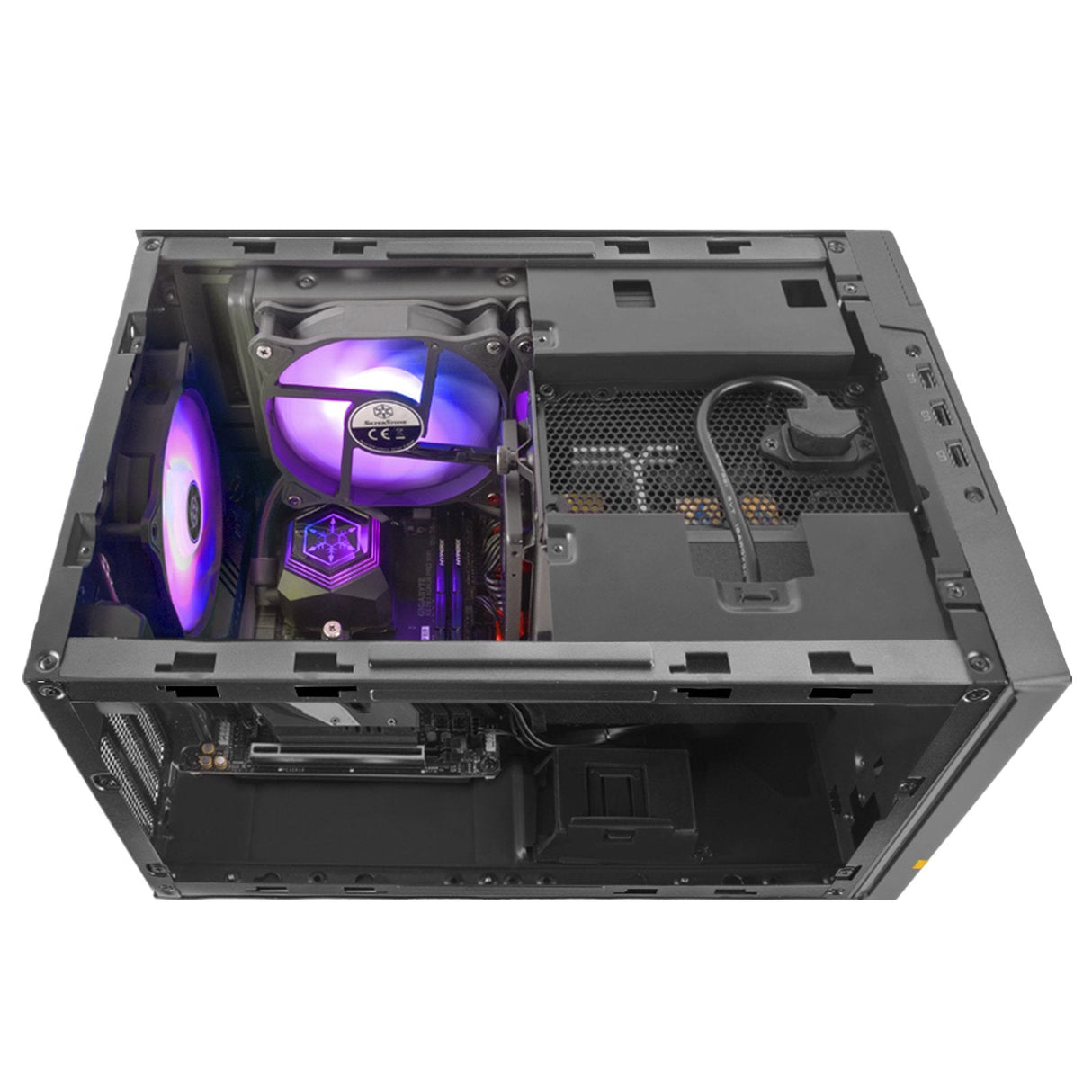 Caja Pc Silverstone Sst-Sg14b, Mini-Itx, Mini-Dtx