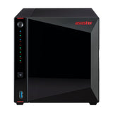Servidor Nas Asustor  Nimbustor 4 As5304t 4 Bahias Celeron Quad Core J4105 1.5ghz 4gb Hdmi 2.0 Spdif 2x 2.5 Gbe  Usab 3.2 ,Raid 0,1 Jbod Sata 6gb