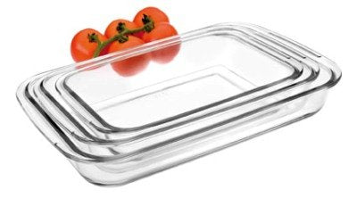 Conjunto De 3 Fuentes De Horno Rectangulares