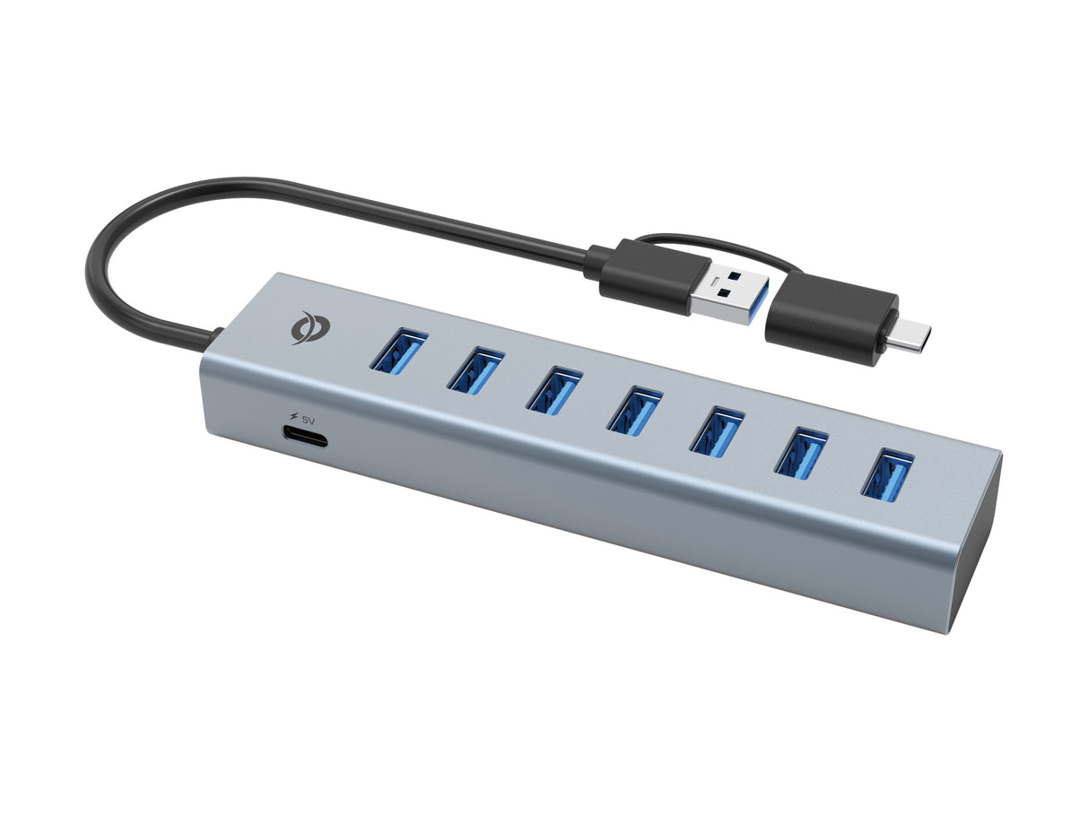 Conceptronic Usb-Hub 7-Port 3.0 ->7x3.0 +Typc 5gbps M.Nz Gr