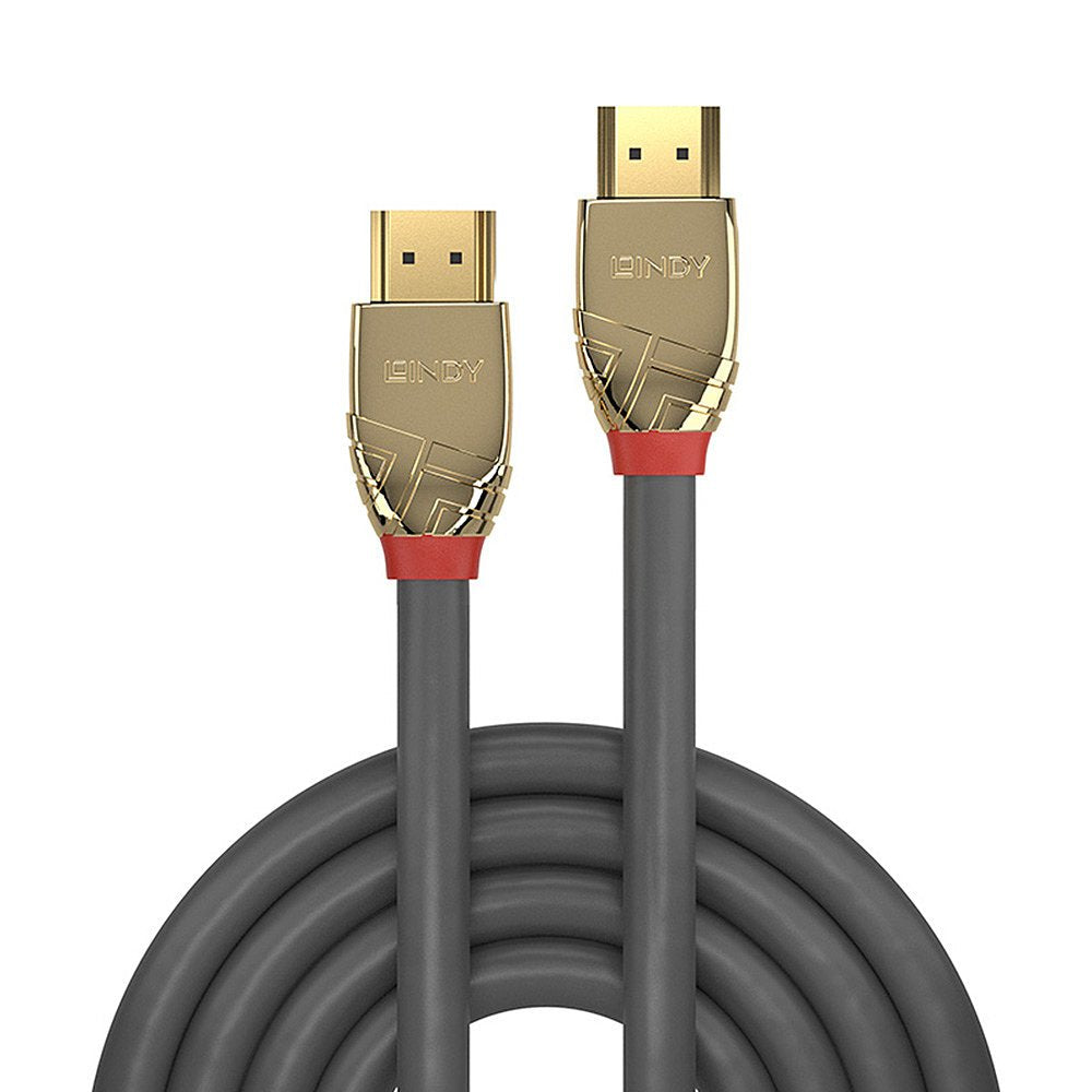 Cable Hdmi Lindy De Ultra Alta Velocidad De 5 M, Gold Line