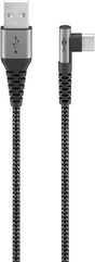 EAN 4040849646560 - Goobay 64656 cable USB USB 2.0 1 m USB C USB A Negro, Gris imagen 1