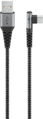 EAN 4040849646553 - Goobay 64655 cable USB USB 2.0 0,5 m USB C USB A Negro, Gris imagen 1