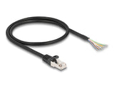 Delock 80204 Cable Rj50 Macho A Extremos Abiertos S/Ftp 0,5 M Negro