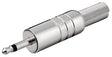 EAN 4040849110122 - Goobay 11012 conector 3.5 mm Acero inoxidable imagen 1