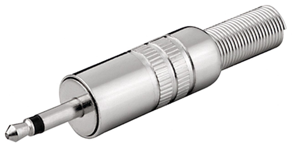 Conector Jack 3,5" Macho Mono Metal