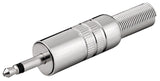 Conector Jack 3,5" Macho Mono Metal