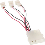 Adaptador De Ventilador De Pc Inline De 12 V A 5 V Para Hasta 3 Ventiladores