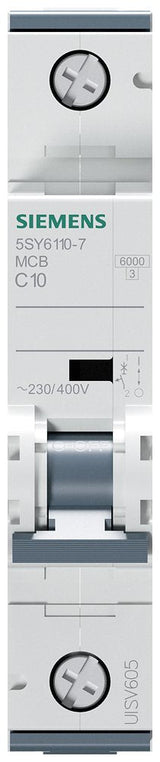 Siemens Automat C 10a 5sy61107 230 400v 6ka 1p
