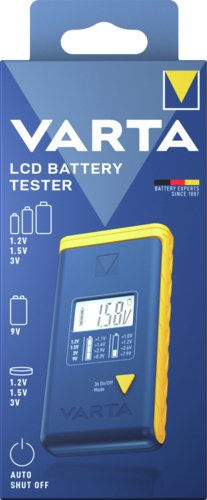 Comprobador De Carga Para Pilas. Pantalla Lcd