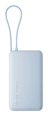 Xiaomi  Power Bank 10000mah (Cable Integrado) 67w Azul Hielo