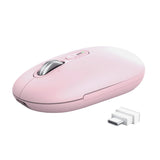 Raton Optico Wireless Fino Seron Rosa Trust Hasta Dpi 3200 / Inálambrico