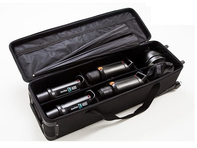 Godox Cb-01 Caja Para Equipo Maletín Con Ruedas Negro