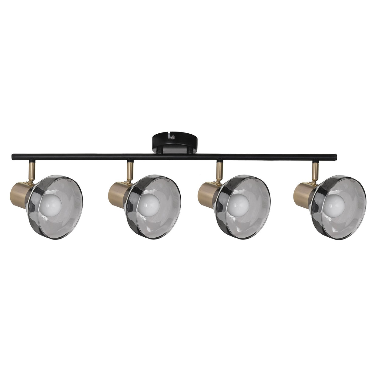 Activejet Lisa Lampara De Pared De Techo Doble Negra Y Dorada E14 Lámpara De Pared Para Sala De Estar