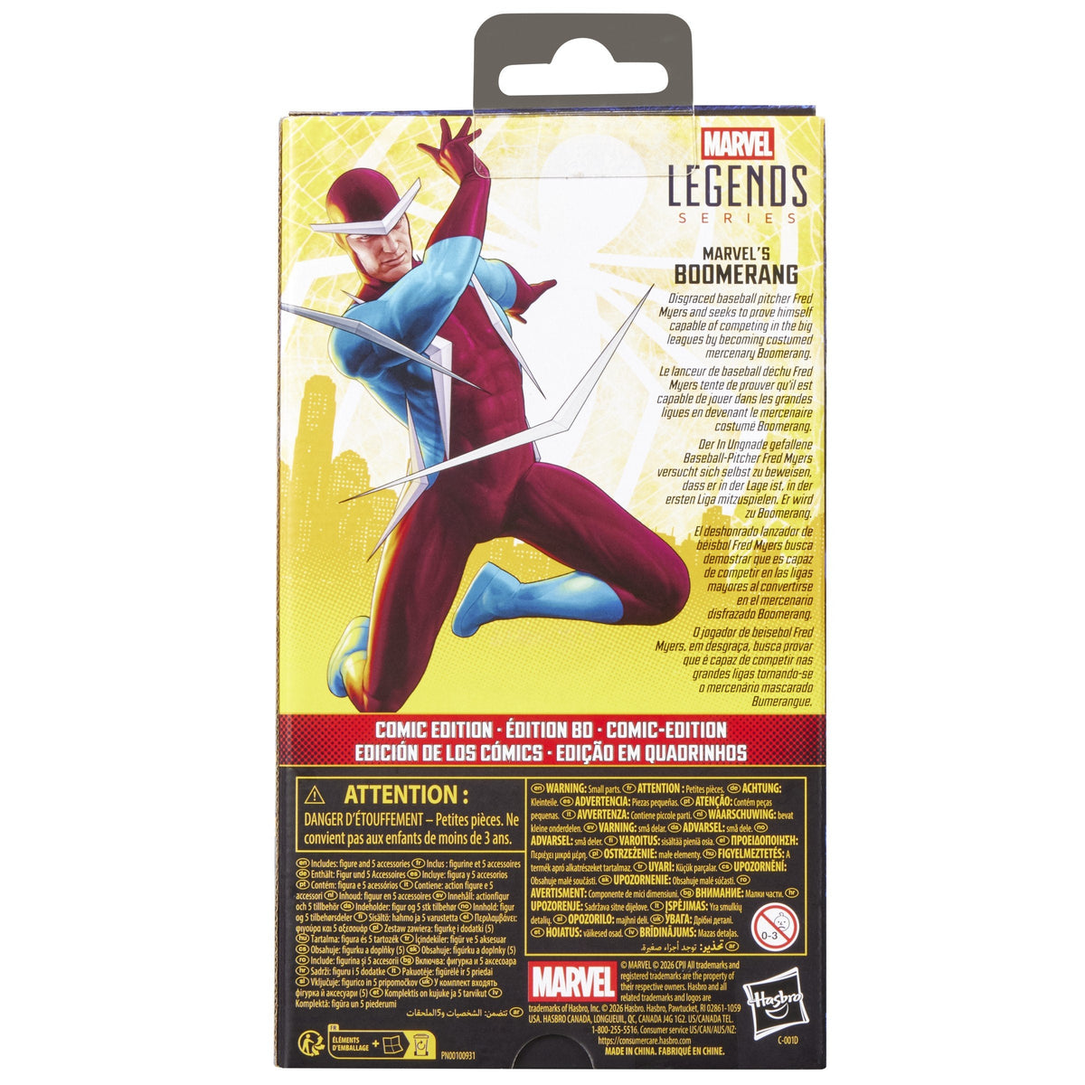 Figura Marvel'S Boomerang Brand New Day Spider-Man Marvel Legends Series 15cm