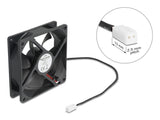 EAN 4043619672912 - DeLOCK 67291 sistema de refrigeración para ordenador Carcasa del ordenador Ventilador 9,2 cm Negro 1 piez imagen 3