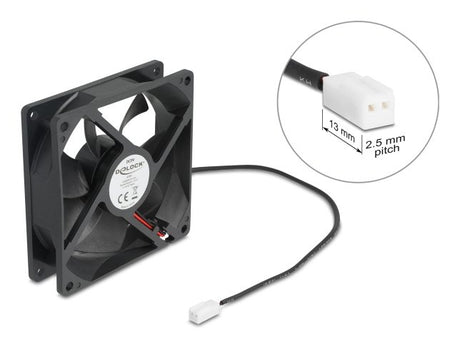 EAN 4043619672912 - DeLOCK 67291 sistema de refrigeración para ordenador Carcasa del ordenador Ventilador 9,2 cm Negro 1 piez imagen 3