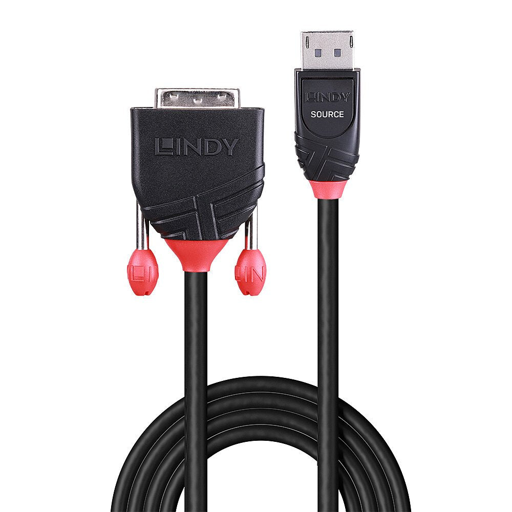 EAN 4002888414920 - Lindy 41492 adaptador de cable de vídeo 3 m DVI-D DisplayPort Negro imagen 2