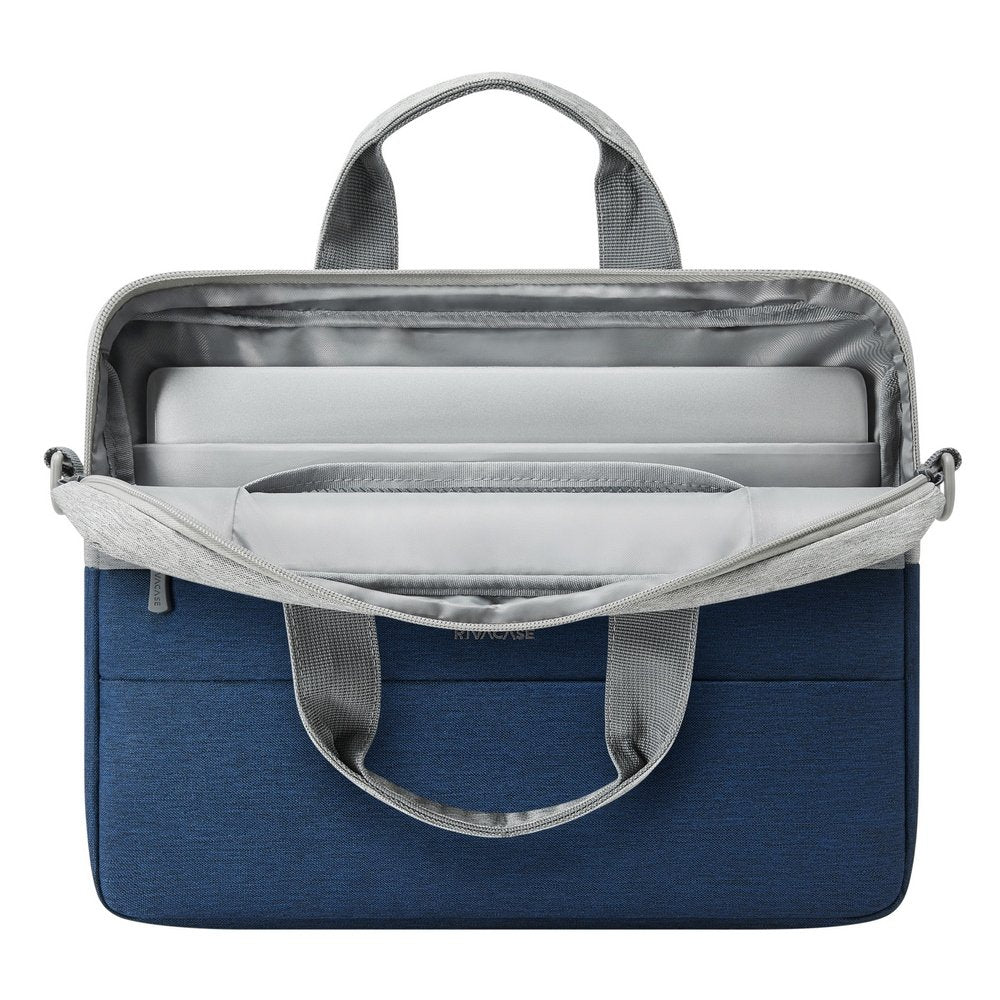 Maletin Rivacase 14" 7522 Grey/Dark Blue  Para Portátil  Azul, Gris