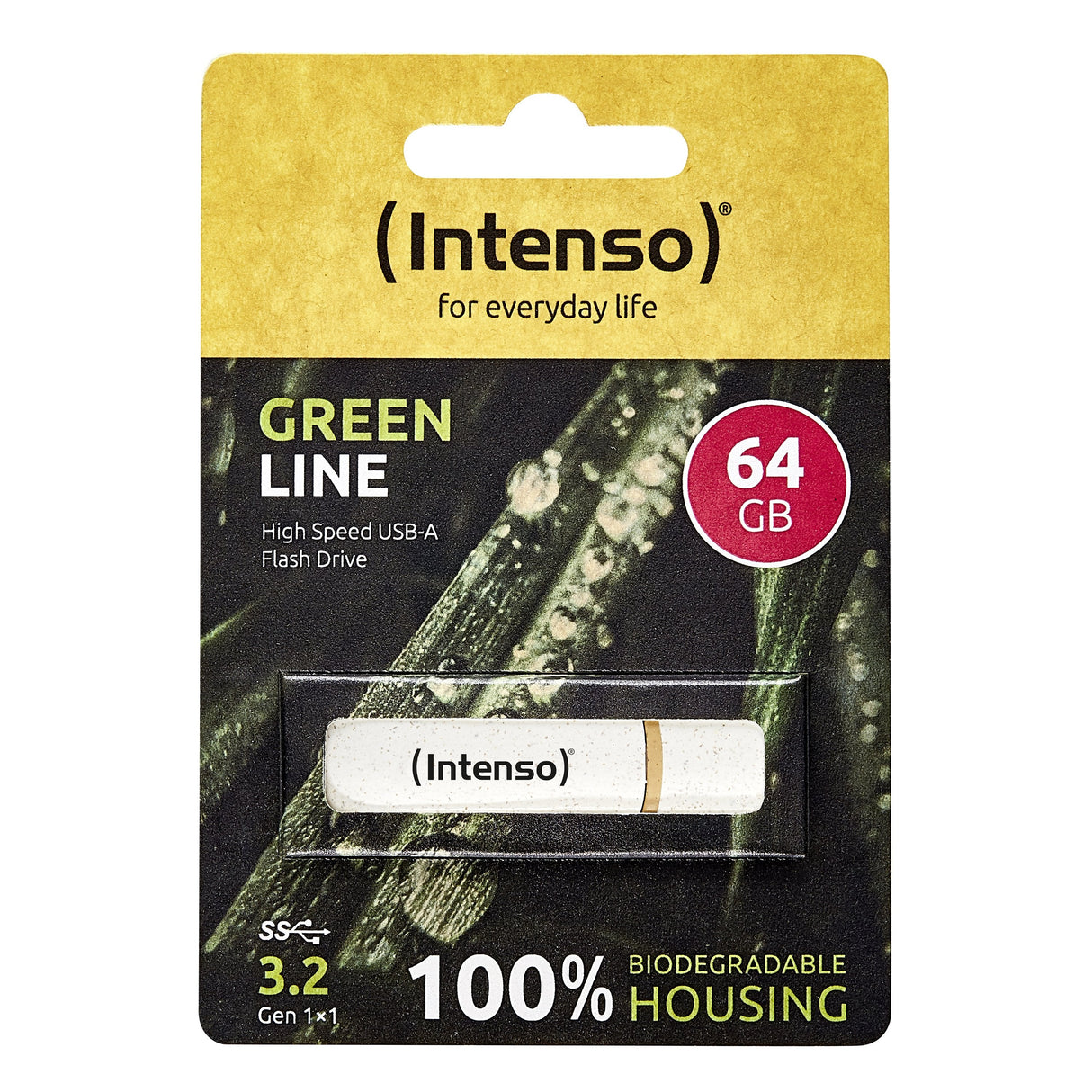 Pendrive Intenso 3540490 Usb 3.2 Green Line 64gb