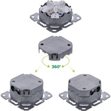 Inline® Cat.6a Socket, 2x Rj45 Jack, Ral9010, White