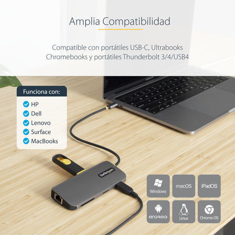EAN 0065030895552 - StarTech.com 115B-USBC-MULTIPORT base para portátil y replicador de puertos Alámbrico USB 3.2 Gen 1 (3.1  imagen 17