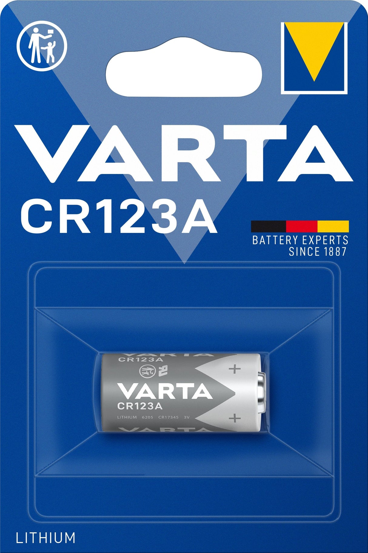 Varta Pila Litio Foto Cr123a 3v Blister*1