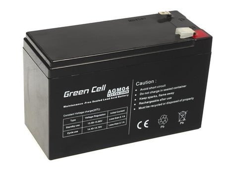 EAN 5902701411503 - Green Cell AGM04 batería para sistema ups Sealed Lead Acid (VRLA) 12 V 7 Ah imagen 1