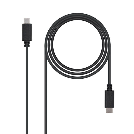 EAN 8433281007772 - Nanocable USB 2.0, 2m cable USB USB C Negro imagen 1