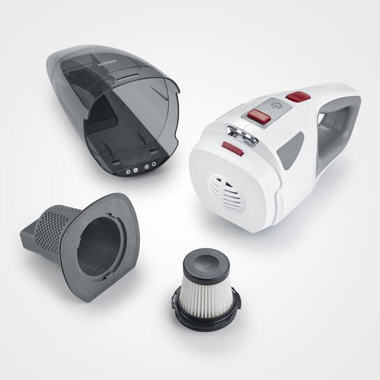 EAN 4008146037009 - Severin HV 7146 aspiradora de pie y escoba eléctrica Batería Seca y húmeda UltraFine 120 W Gris, Rojo, Bl imagen 10