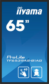 EAN 4948570123902 - iiyama TF6539AS-B1AG pantalla de señalización Pantalla plana para señalización digital 163,8 cm (64.5") L imagen 2