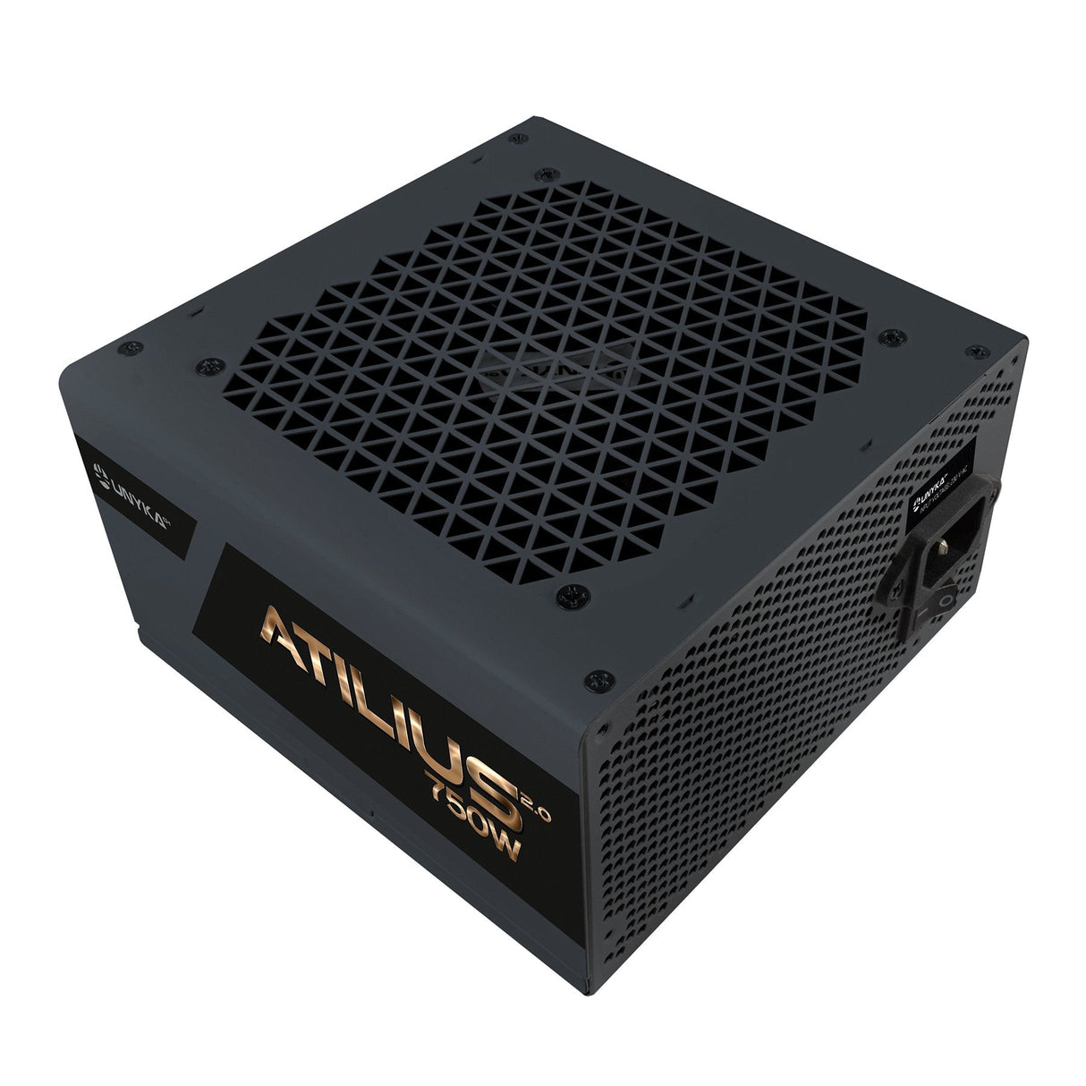 Unykach Atilius 2.0 Black 750w 80 Plus Bronze Fuente De Alimentacion 750w Atx 2.3 - Apfc - Ventilador 120mm