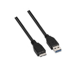 EAN 8436574700428 - AISENS A105-0043 cable USB USB 3.2 Gen 1 (3.1 Gen 1) 1 m USB A Micro-USB B Negro imagen 1