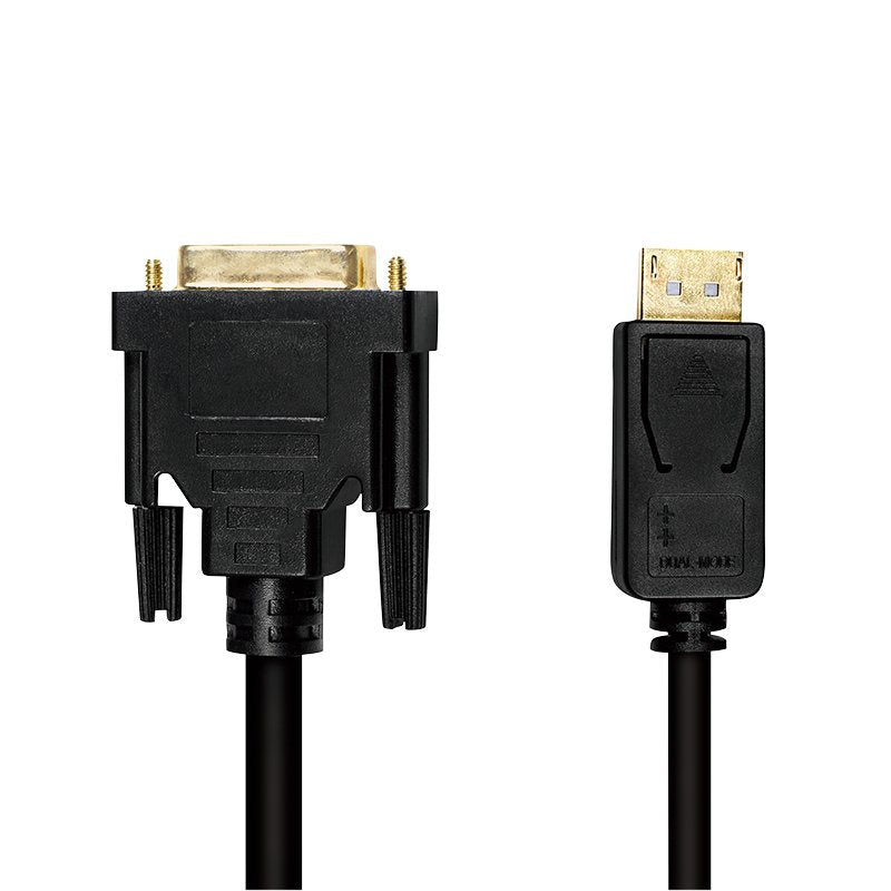 Logilink Cv0130 Adaptador De Cable Displayport Dvi Negro