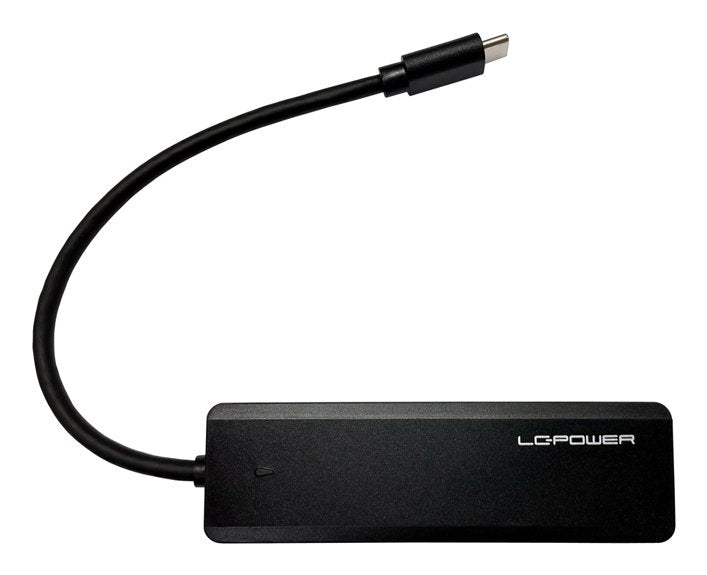 EAN 4262443280401 - LC-Power LC-HUB-U3-4-C hub de interfaz USB 3.2 Gen 2 (3.1 Gen 2) Type-A 10000 Mbit/s Negro imagen 6