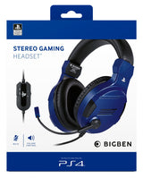 Auriculares Nacon Ps4ofheadsetv3blue  Bigben Con Micrófono Azul